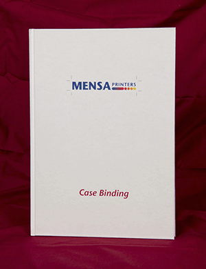 Case bound hard back book